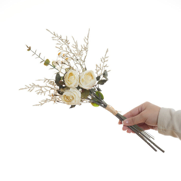 Elegante Stoff Blumenstrauß