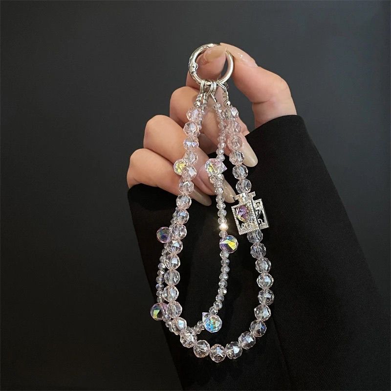 Eleganter Perlen Charm Schlüsselhalter Karnz