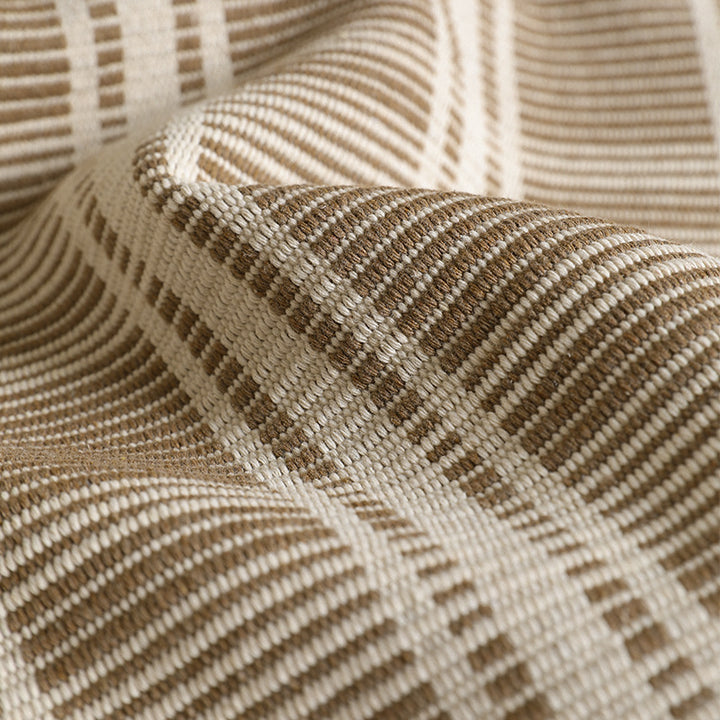 Stretch-Sofaüberwurf mit kariertem Jacquard-Muster und abnehmbaren Armlehnbezügen Karnz