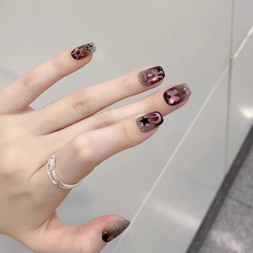 Niedliches Tier-Themen Press-On Nagelset Karnz