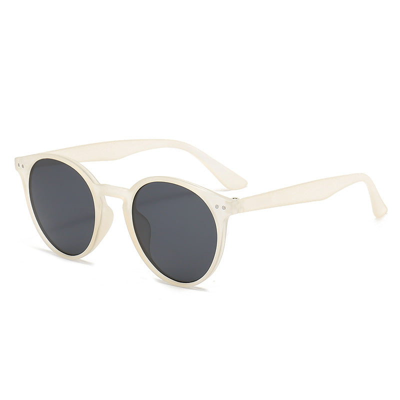 Damen Cat-Eye Sonnenbrille mit transparentem Rahmen Karnz