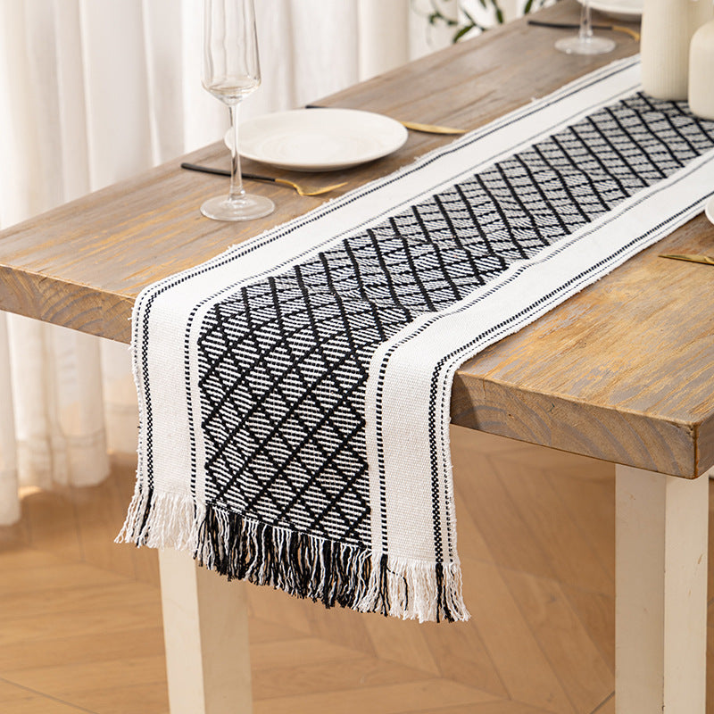 Eleganter geometrischer Muster Tischläufer