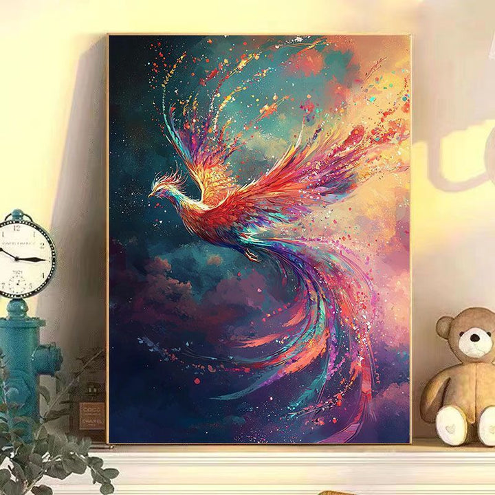 Abstract Phoenix Wandkunst Druck Karnz