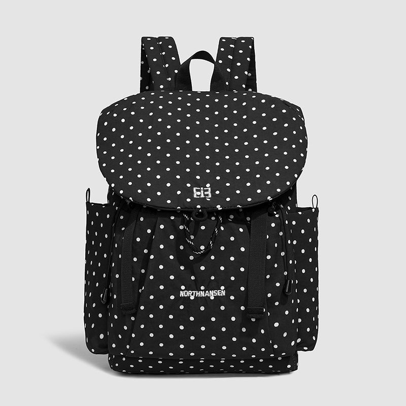 Polka Dot gemusterter Kordelzug-Rucksack
