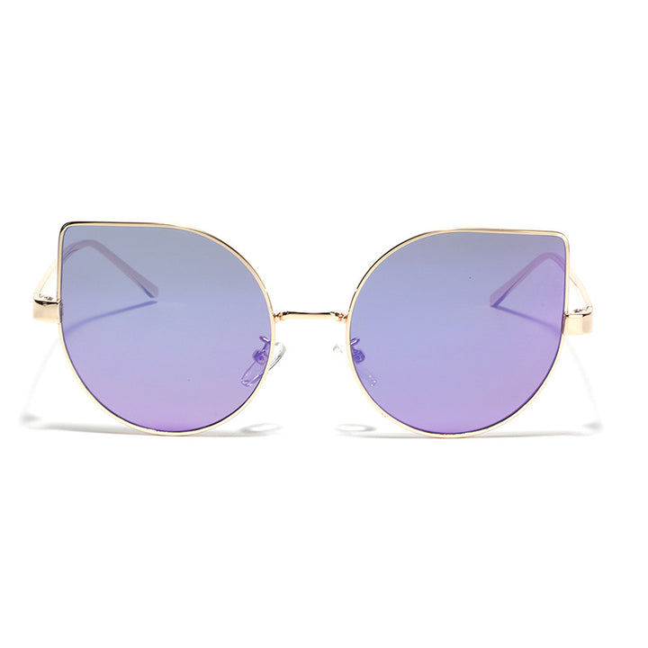 Damen Cat-Eye Sonnenbrille mit polarisierenden Gläsern und elegantem Metallrahmen Karnz