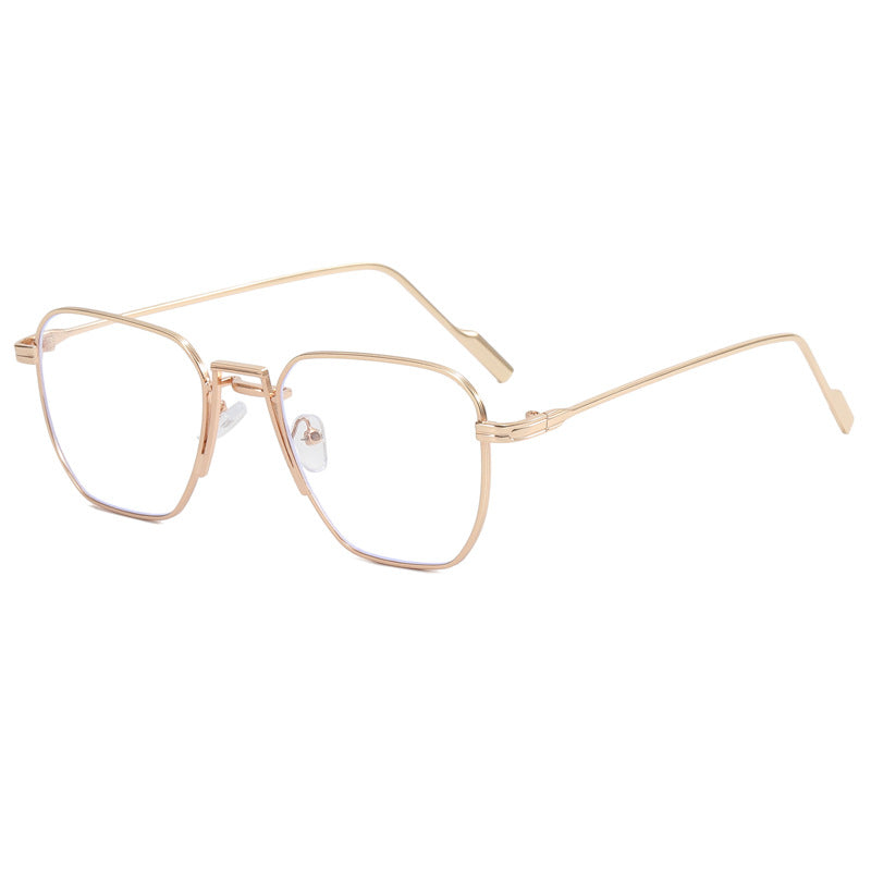Damen modische viereckige Brille mit minimalistischer Rahmenstruktur Karnz