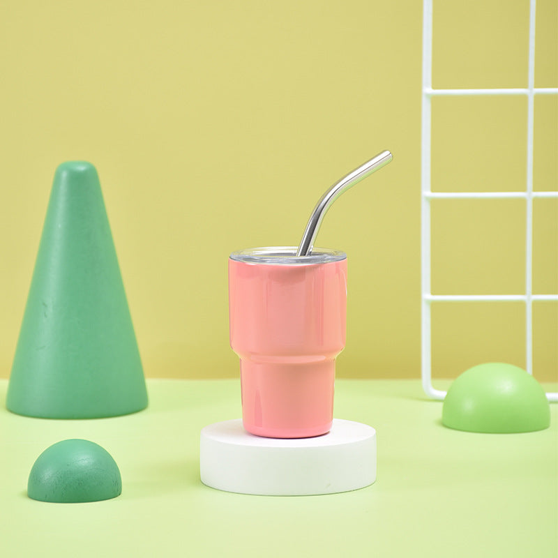 Unisex Isolierter Trinkbecher mit Edelstahlstrohhalm Karnz