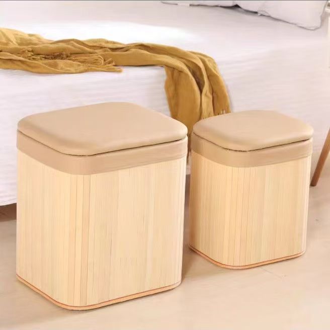 Multifunktionale Sitzhocker Aus Natürlichem Material Karnz