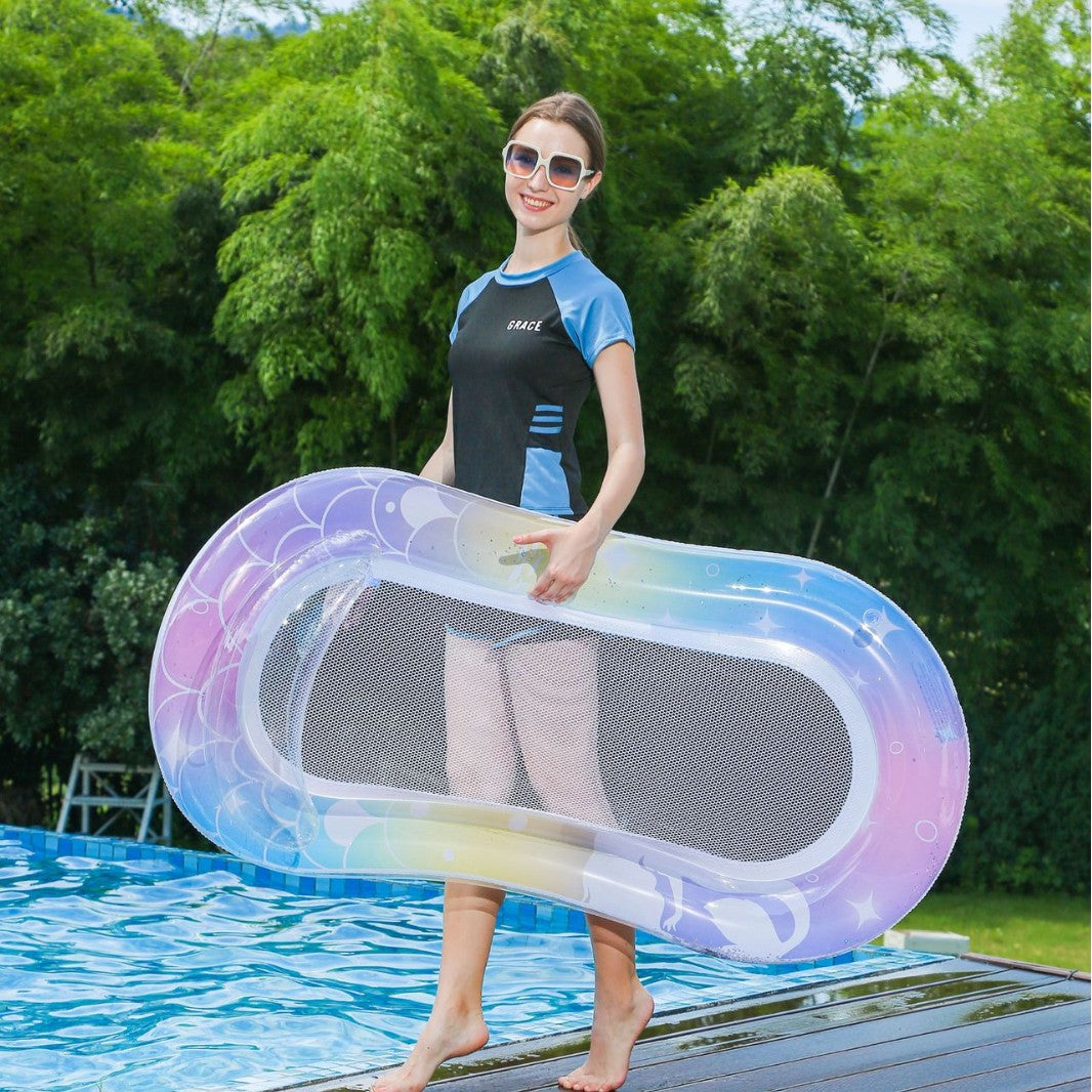 Damen Aufblasbarer Wasser-Schwimmring mit ergonomischem Griff Karnz
