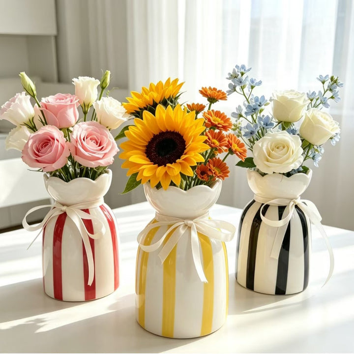 Elegante dekorative Blumenvasen Karnz