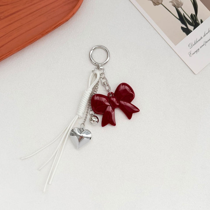 Eleganter Bogen Charm Schlüsselanhänger Karnz