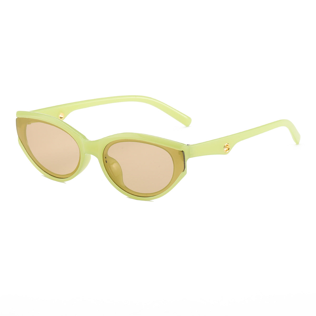 Damen Cat-Eye Sonnenbrille mit transparentem, modernem Design Karnz