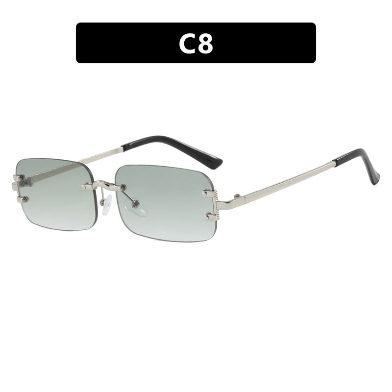 Damen quadratische Sonnenbrille mit hochwertigem Metallrahmen Karnz