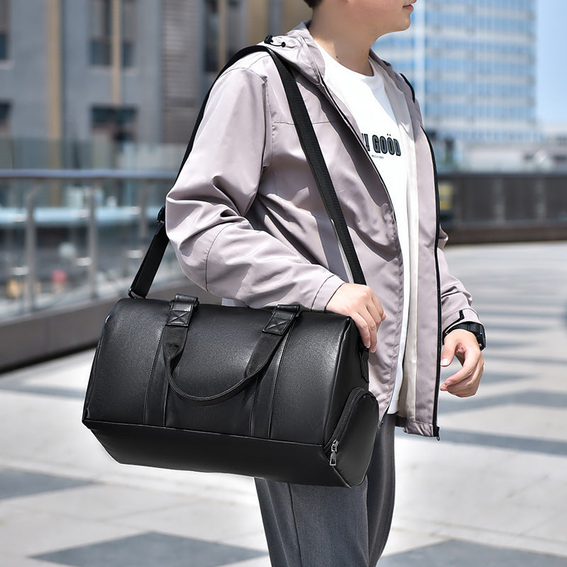 Hochwertige Leder Reisetasche Karnz