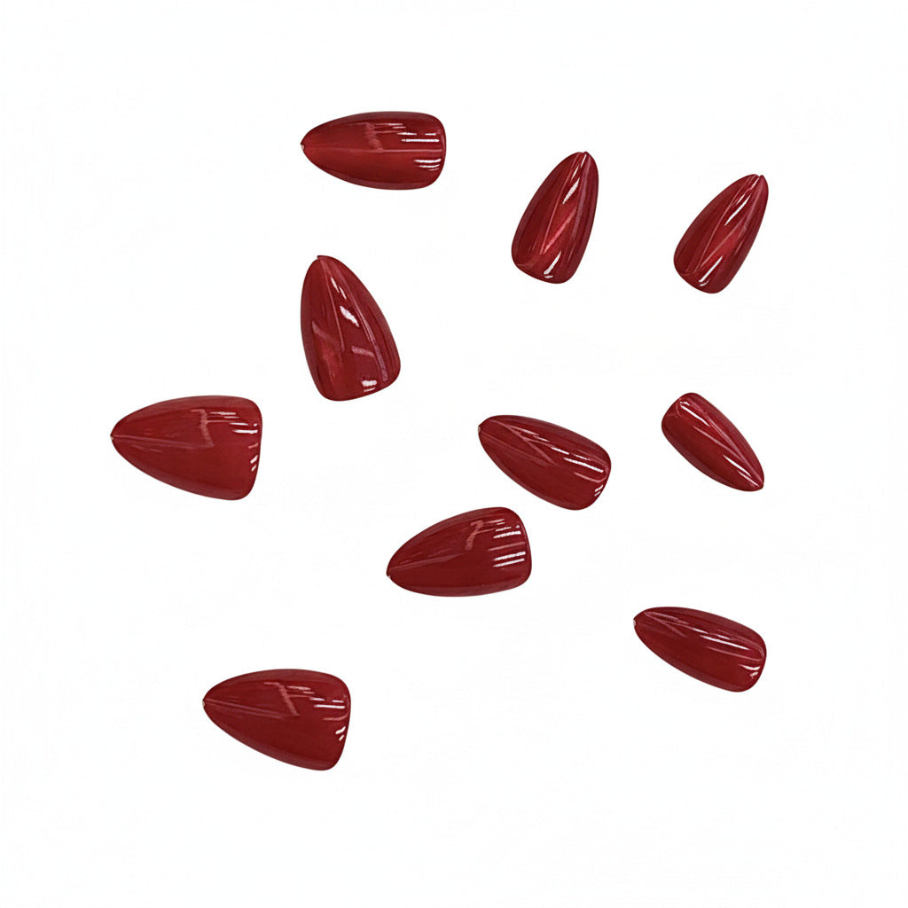 Glänzende Stiletto Druck-Nageltips Karnz