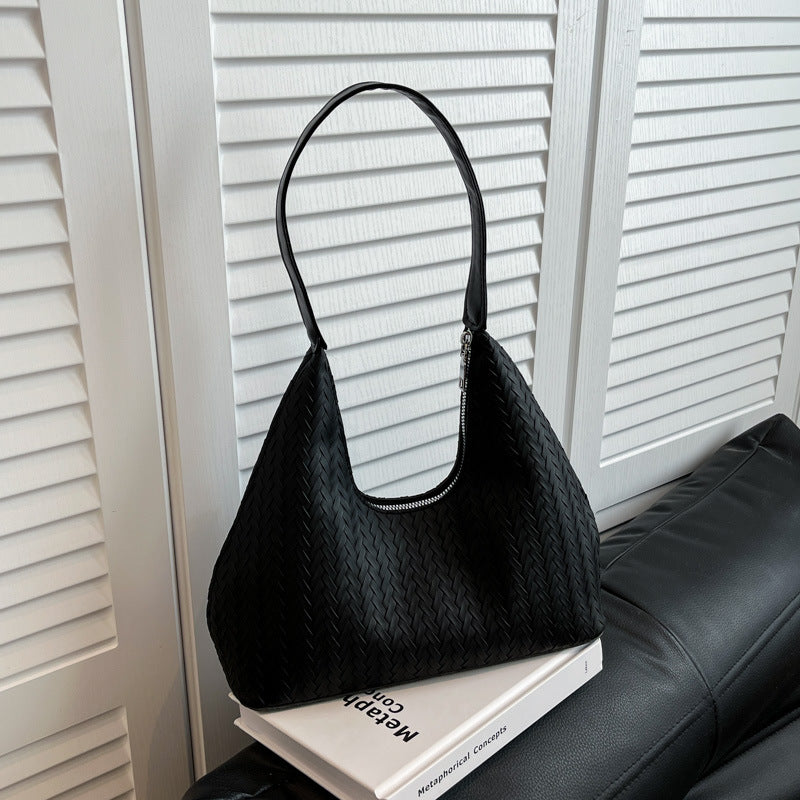 Texturierte Gewebte Schultertasche Karnz