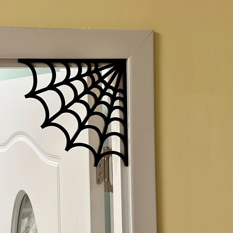 Halloween-Themed Spider Web Türdekoration