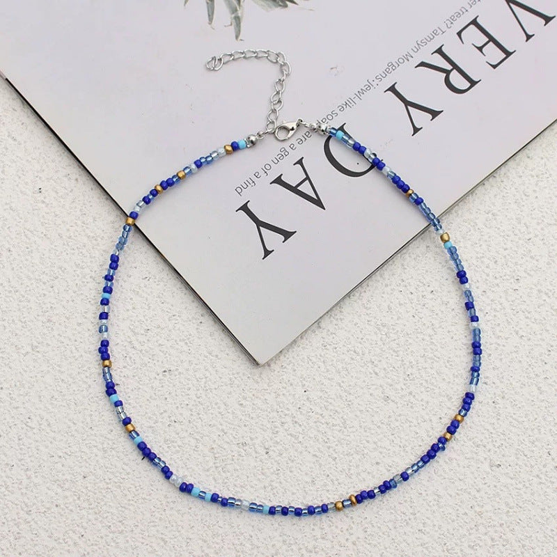 Handgefertigtes Perlen Choker Halsband Karnz