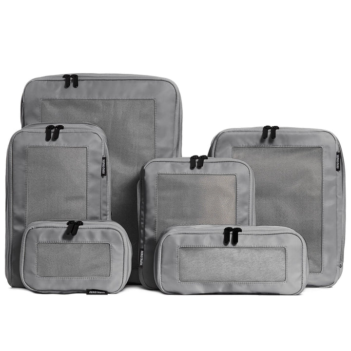 Unisex Aufbewahrungstaschen Set mit durchsichtigen Fächern Karnz