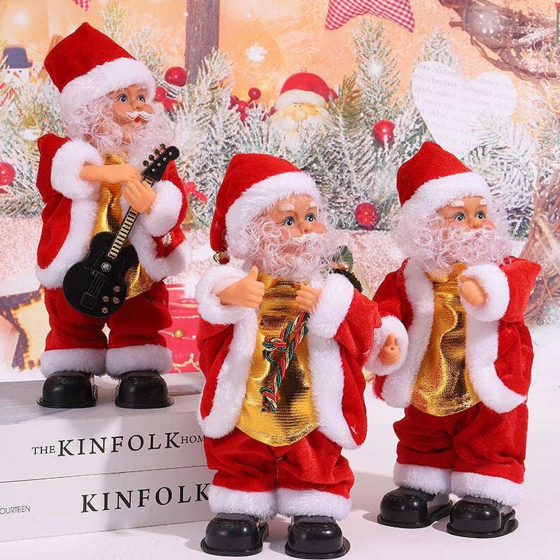 Nostalgische Weihnachtsmann Figur Karnz