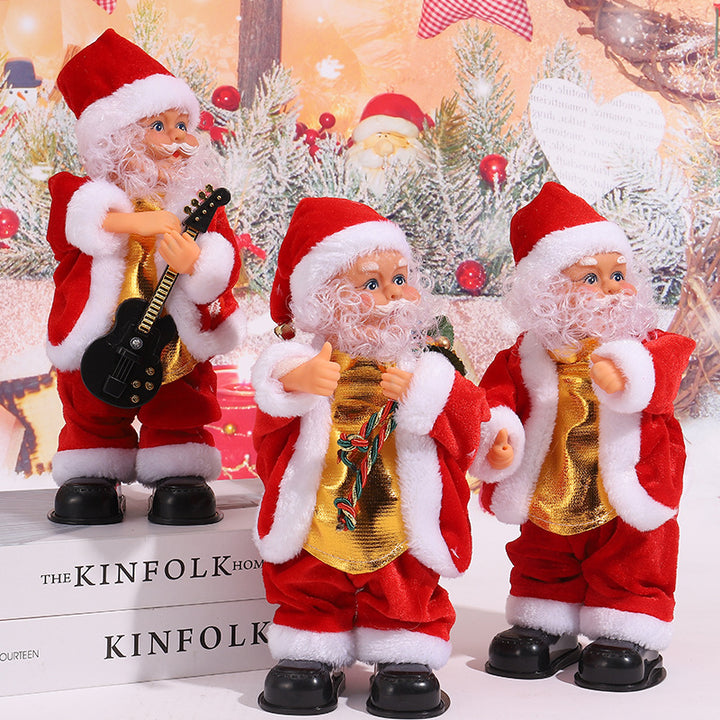 Nostalgische Weihnachtsmann Figur Karnz