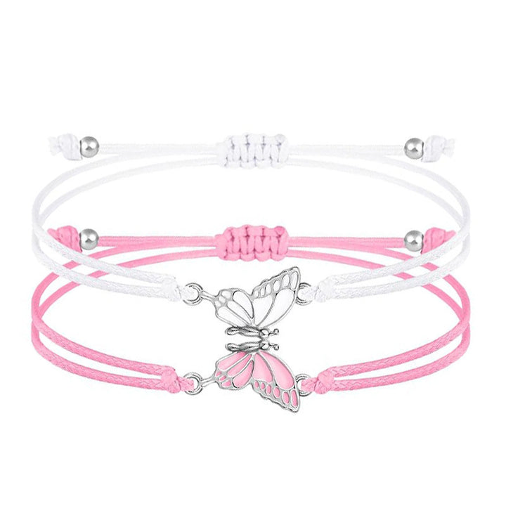Butterfly Charm Halskette und Armband Set Karnz