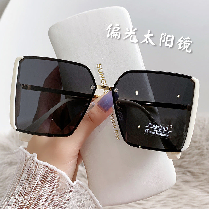 Damen Polarisierte Sonnenbrille mit eleganten oversized Rahmen Karnz