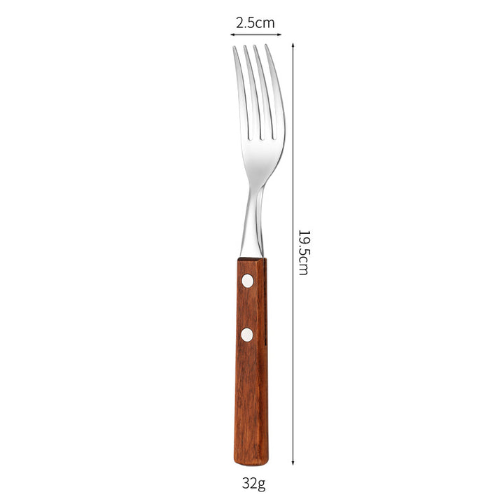Dessertlöffel mit Ergonomischem Holzgriff Karnz