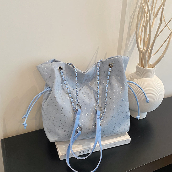 WoStylish Zugband Schultertasche Karnz