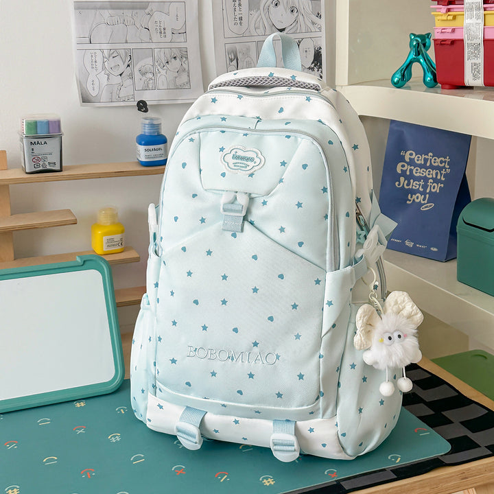 Stylischer Schulrucksack mit Sternenmuster Karnz
