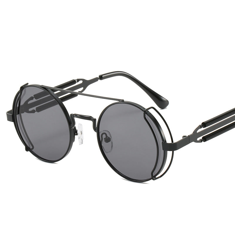 Damen modische Vintage-Sonnenbrille mit innovativem Drahtdesign Karnz