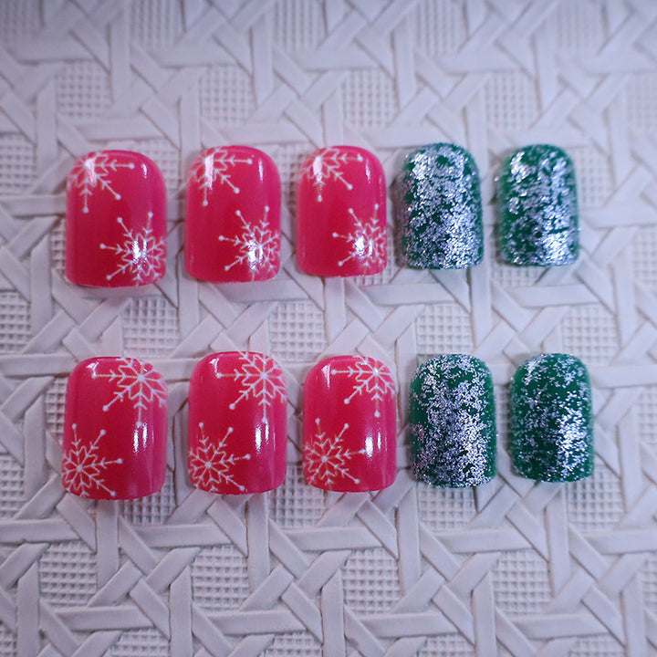 Festliche Feiertags-Themen-Nail Art Karnz