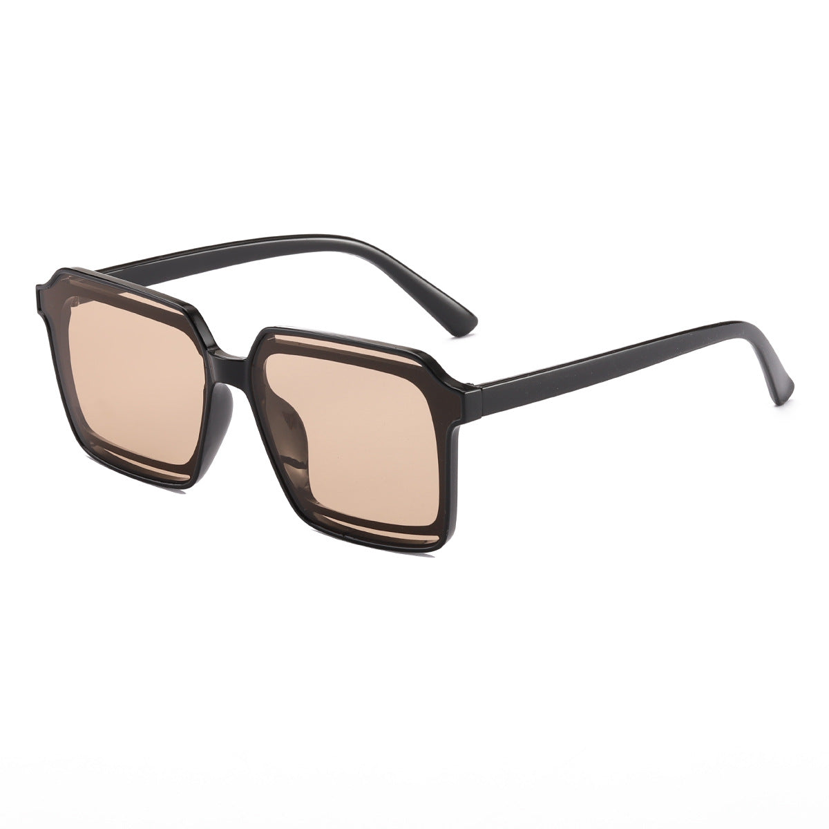 Damen moderne quadratische Sonnenbrille mit stilvollen Details Karnz