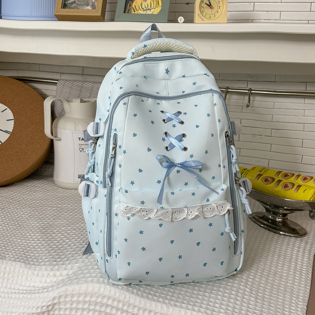 Dekorativer Sternmuster-Rucksack Karnz 1791205780