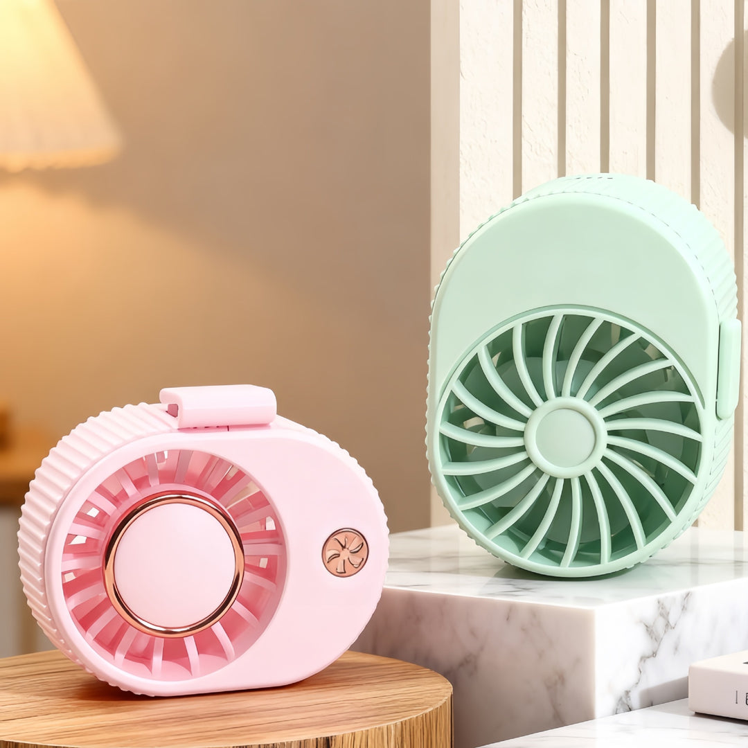 Damen Tragbarer Handventilator mit flexibler Neigetechnologie und leistungsstarker Luftstromtechnologie Karnz