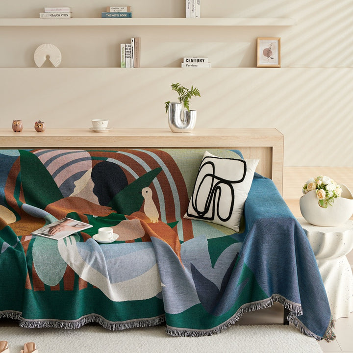 Künstlerisches Wurfdecke