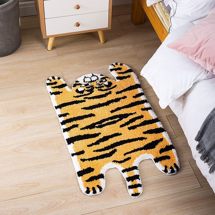 Plüsch Cartoon Krokodil Form Tufted Kinderzimmer Boden Teppich