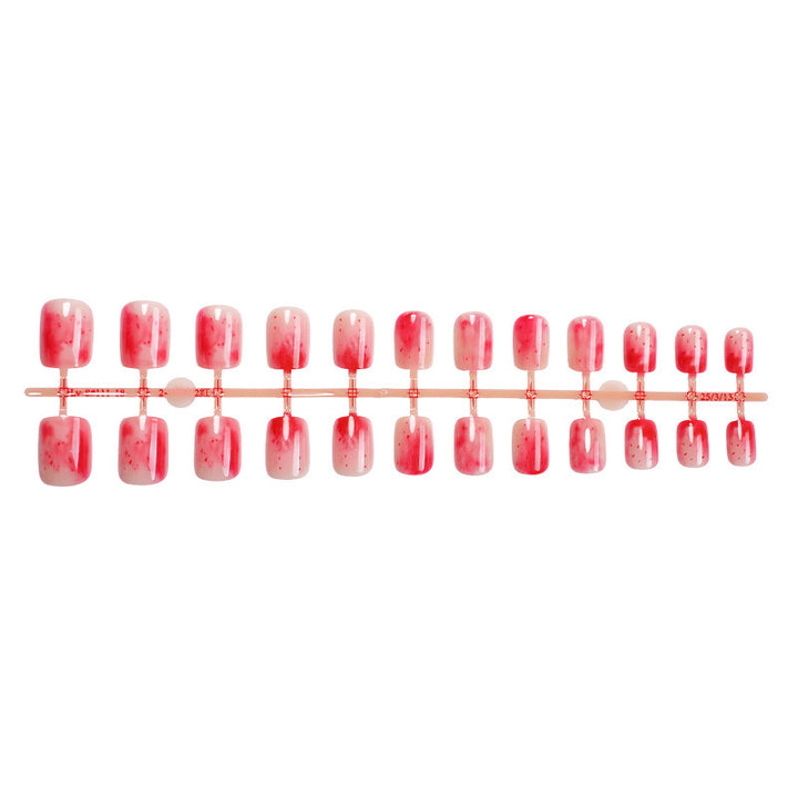 Trendiges Kunstnagelset mit modernen Marmor- und Ombre-Design Karnz