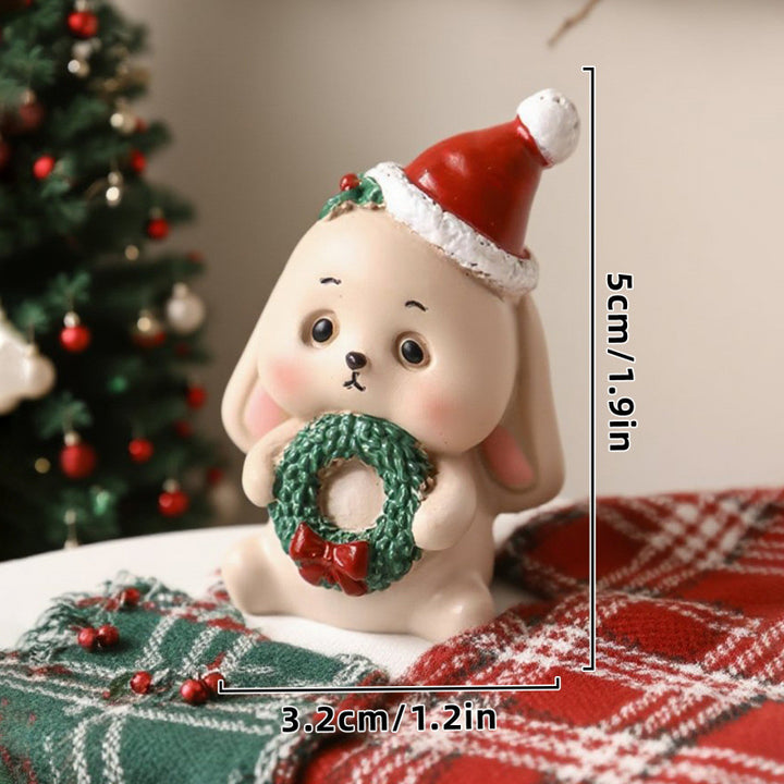 Dekorative Weihnachtsfigur im Schafdesign Karnz