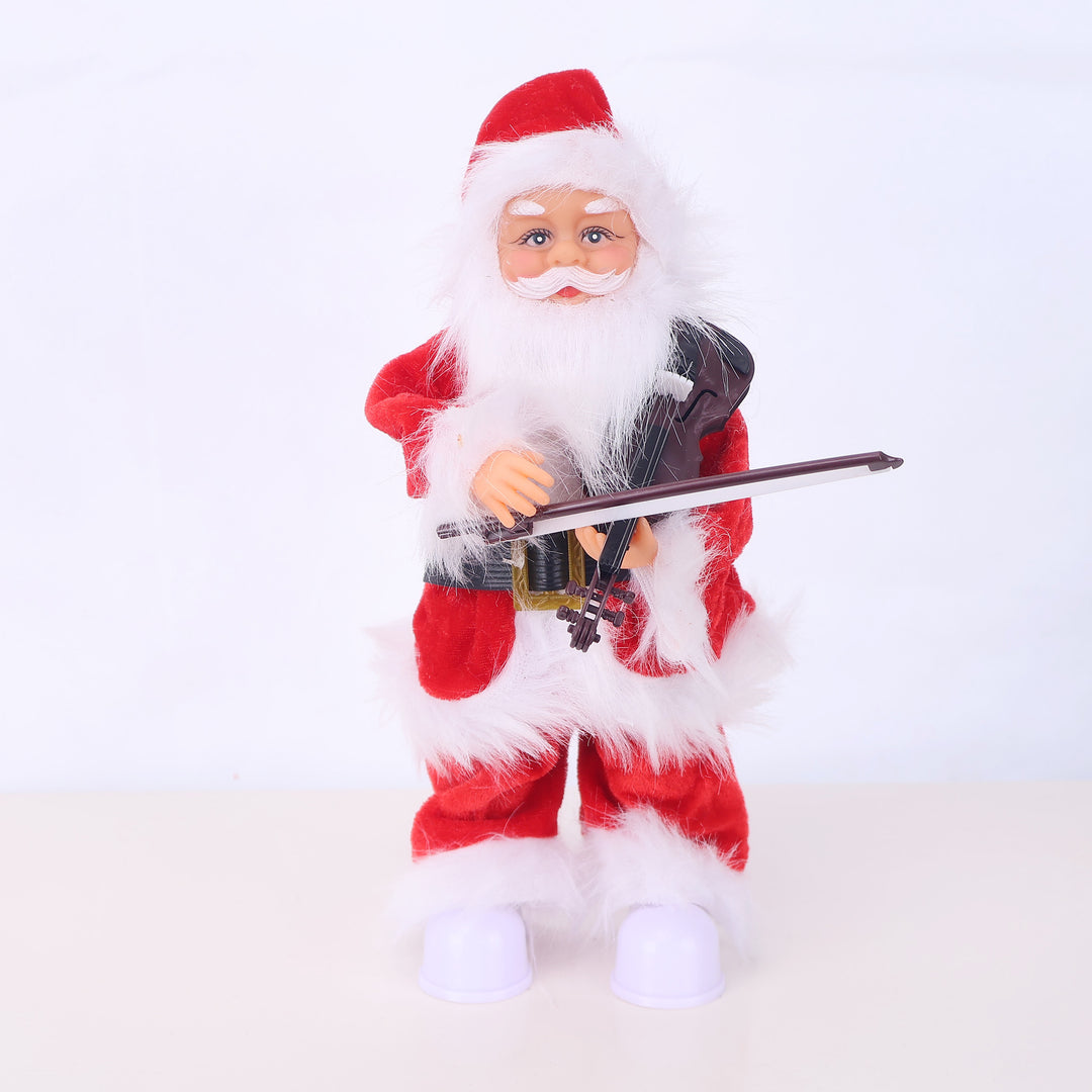 Dekorative Weihnachtsmannfigur mit Süßigkeit