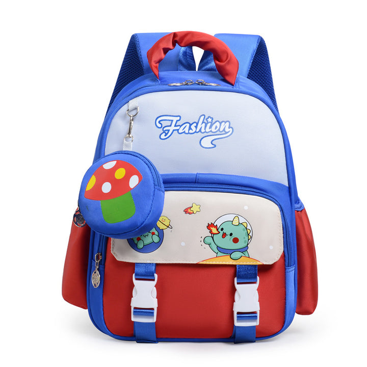 Verspielter Rucksack für die Schule im Cartoon-Stil Karnz