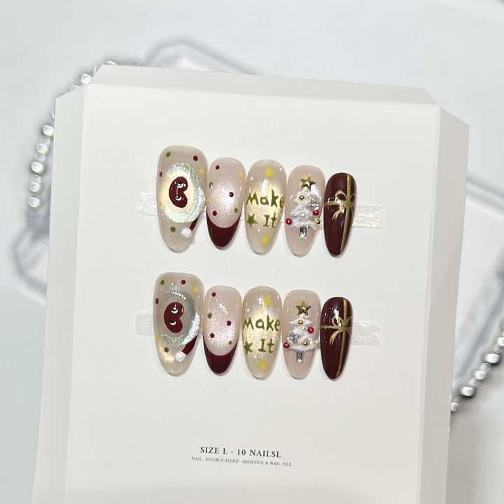 Themen Press-On Nagelkunstset mit Hello Kitty Designs Karnz