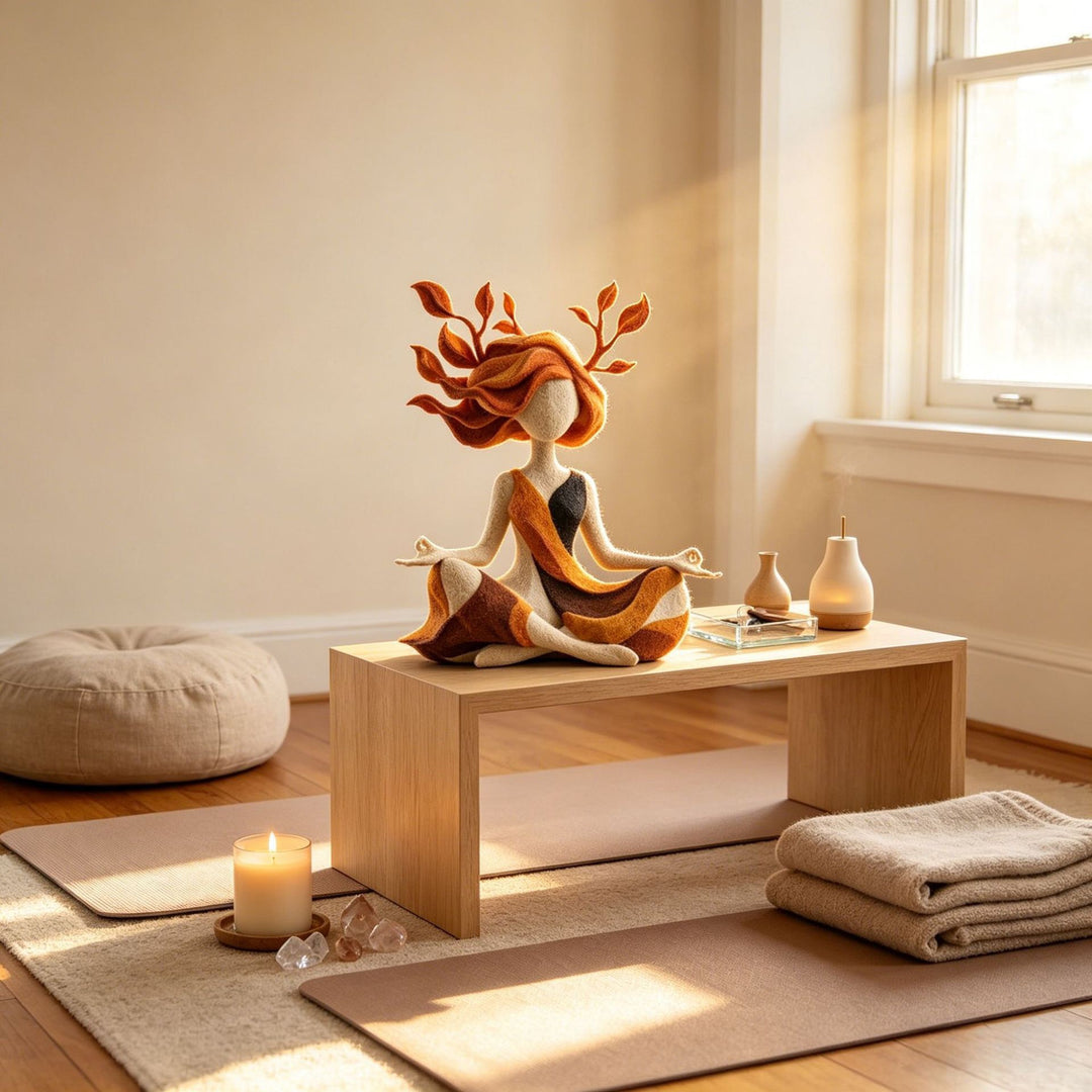 Dekorative Meditationsfigur Karnz