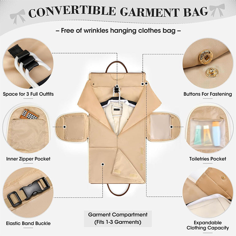 Elegante Reisetasche mit Separatem Anzugfach Karnz
