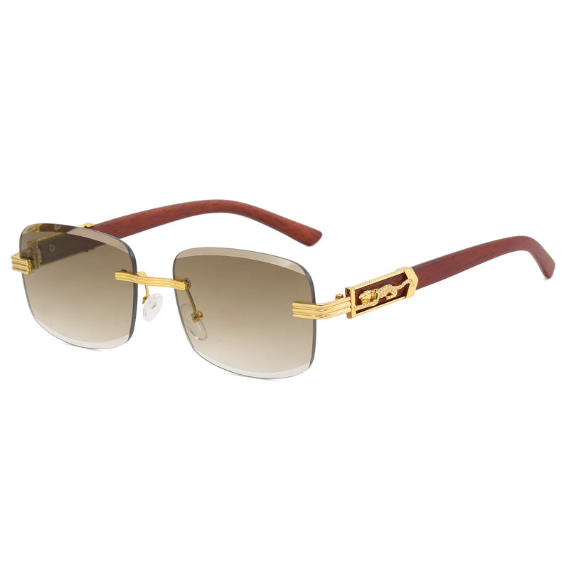 Damen Designer-Sonnenbrille mit luxuriösen Akzenten Karnz