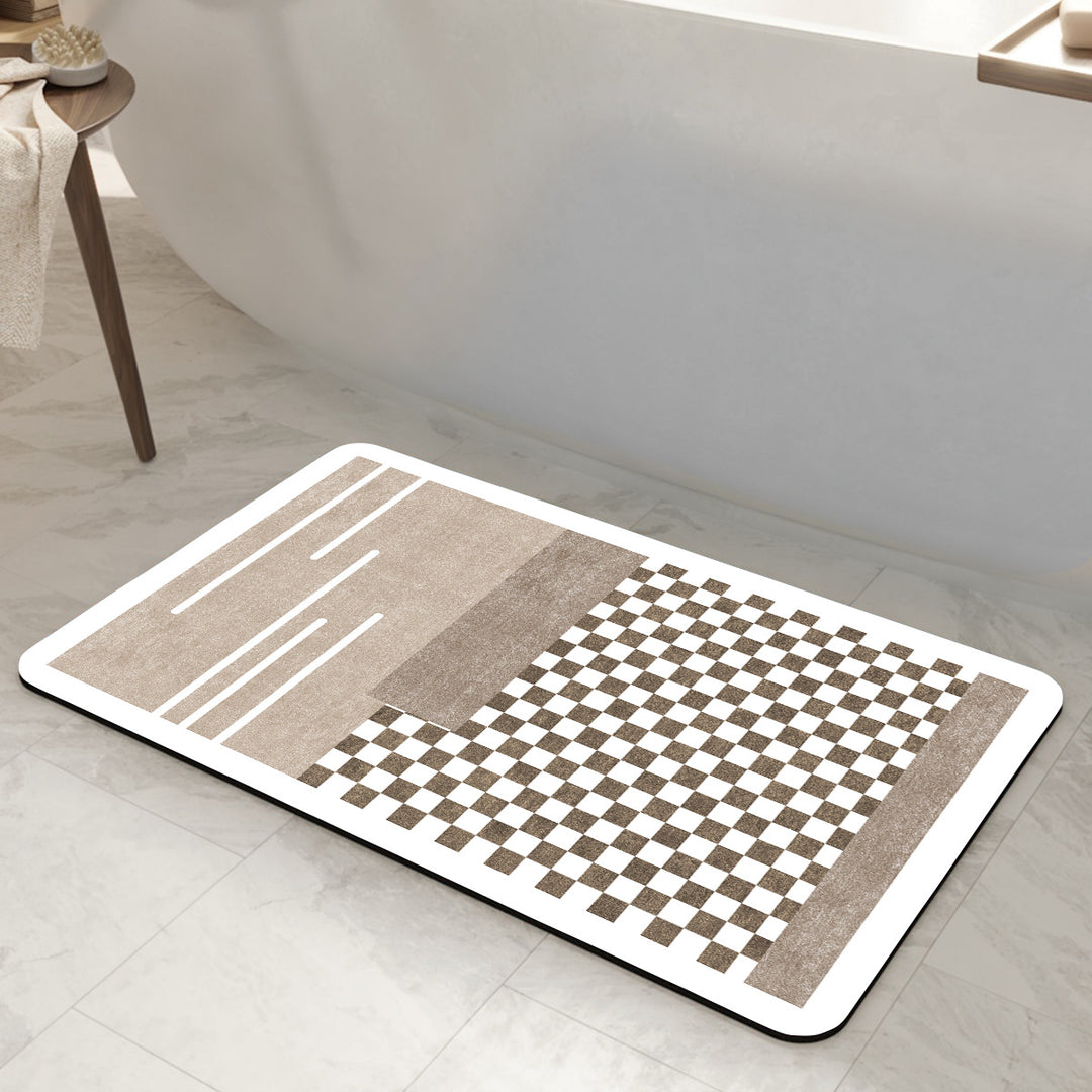 Abstrakte Moderne Badmatte Karnz