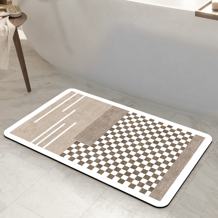 Abstrakte Moderne Badmatte Karnz