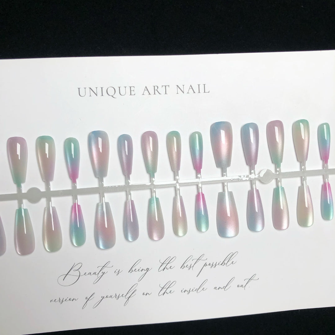 Ombre-Gradient-Press-On-Nagel-Set