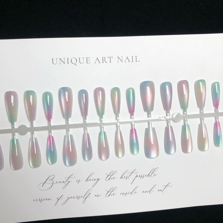 Ombre-Gradient-Press-On-Nagel-Set