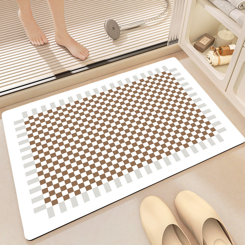 Geometrisches Muster Weicher Memory-Schaum Badezimmermatte Karnz